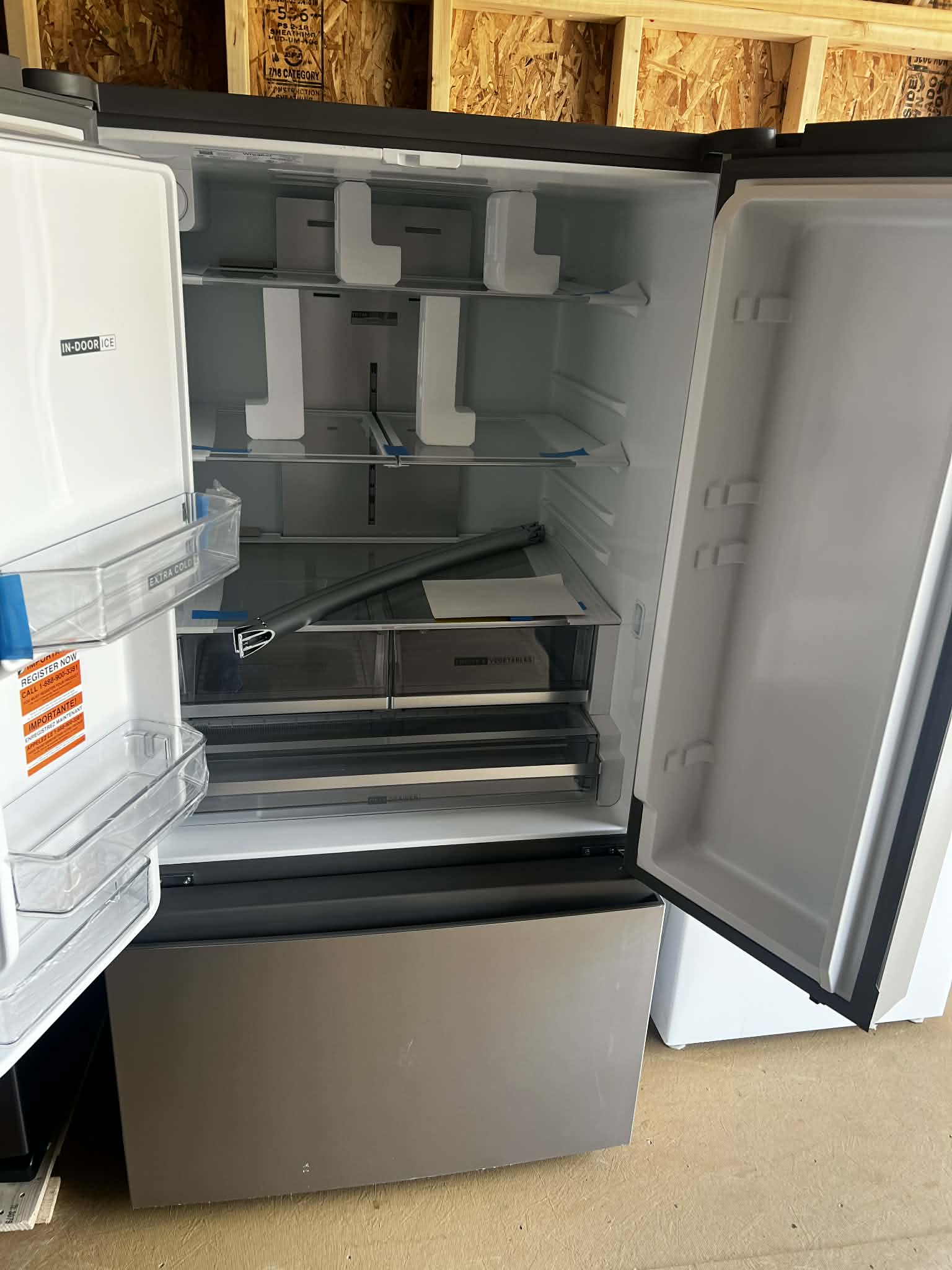 36 in. 30 cu. ft. French Door Refrigerator in Fingerprint Resistant Stainless Finish with Dual Ice Makers