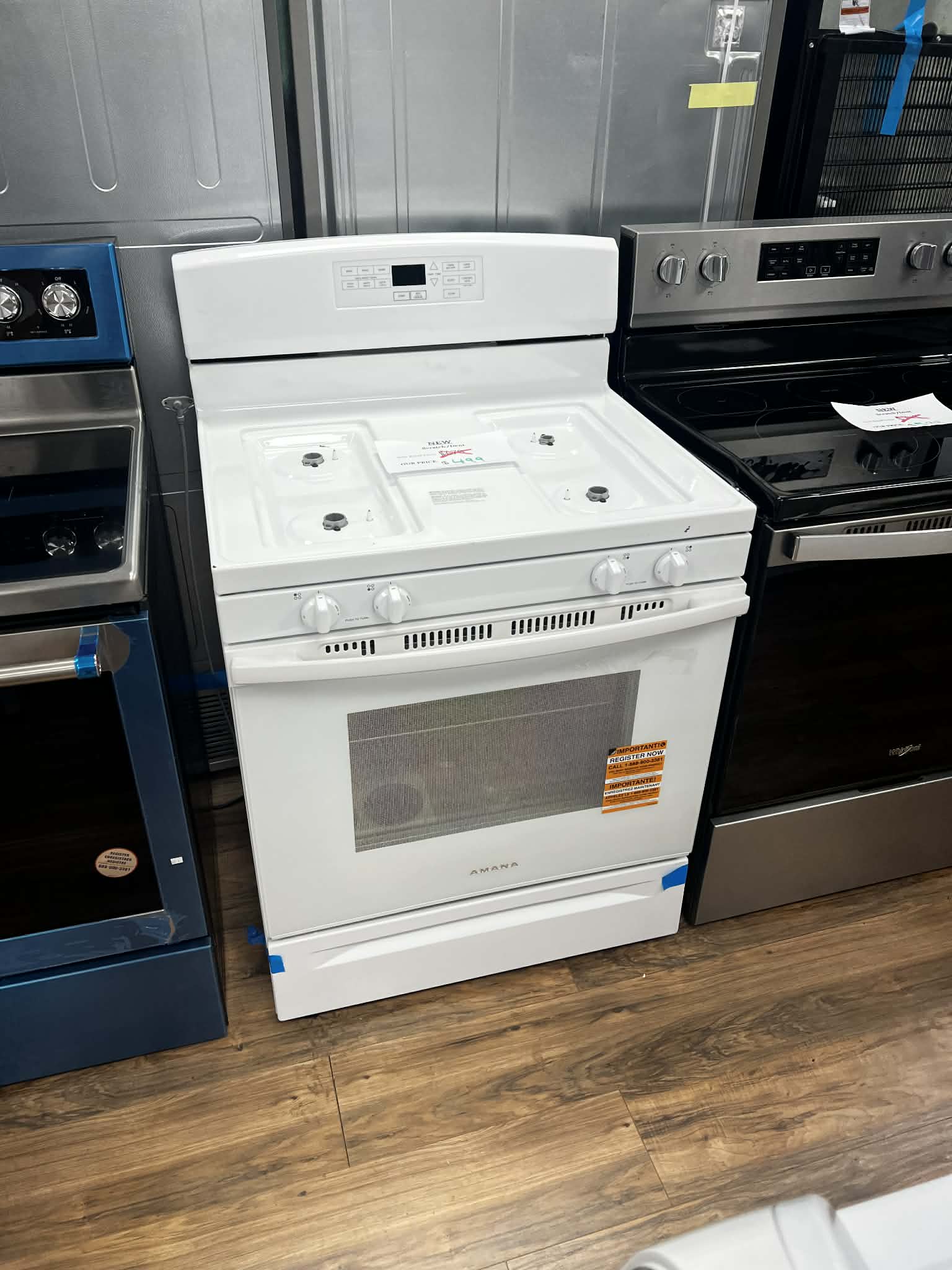 5.0 cu. ft. Gas Range in White