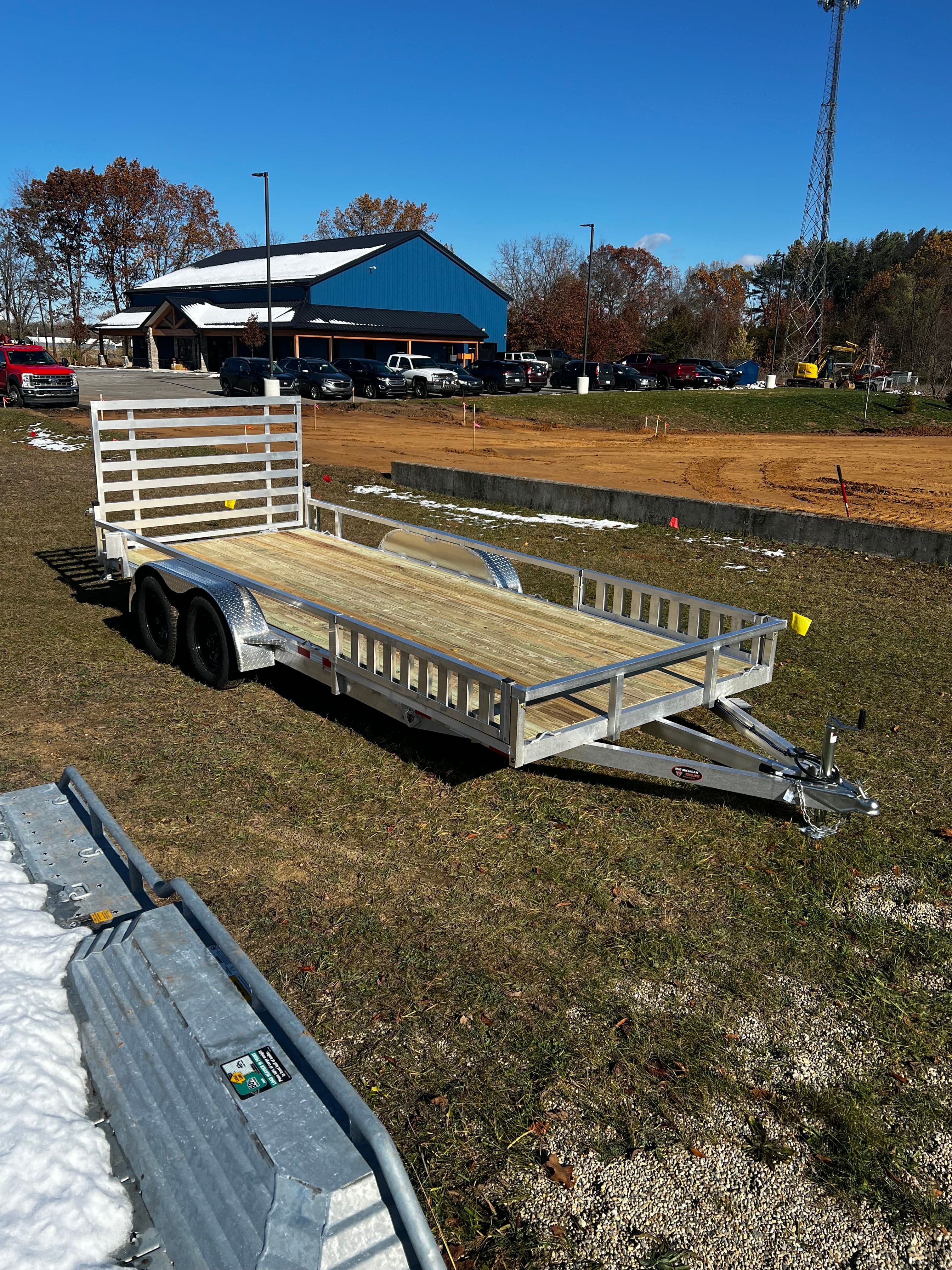 7x18 Aluminum Side-Load Pro Utility Trailer