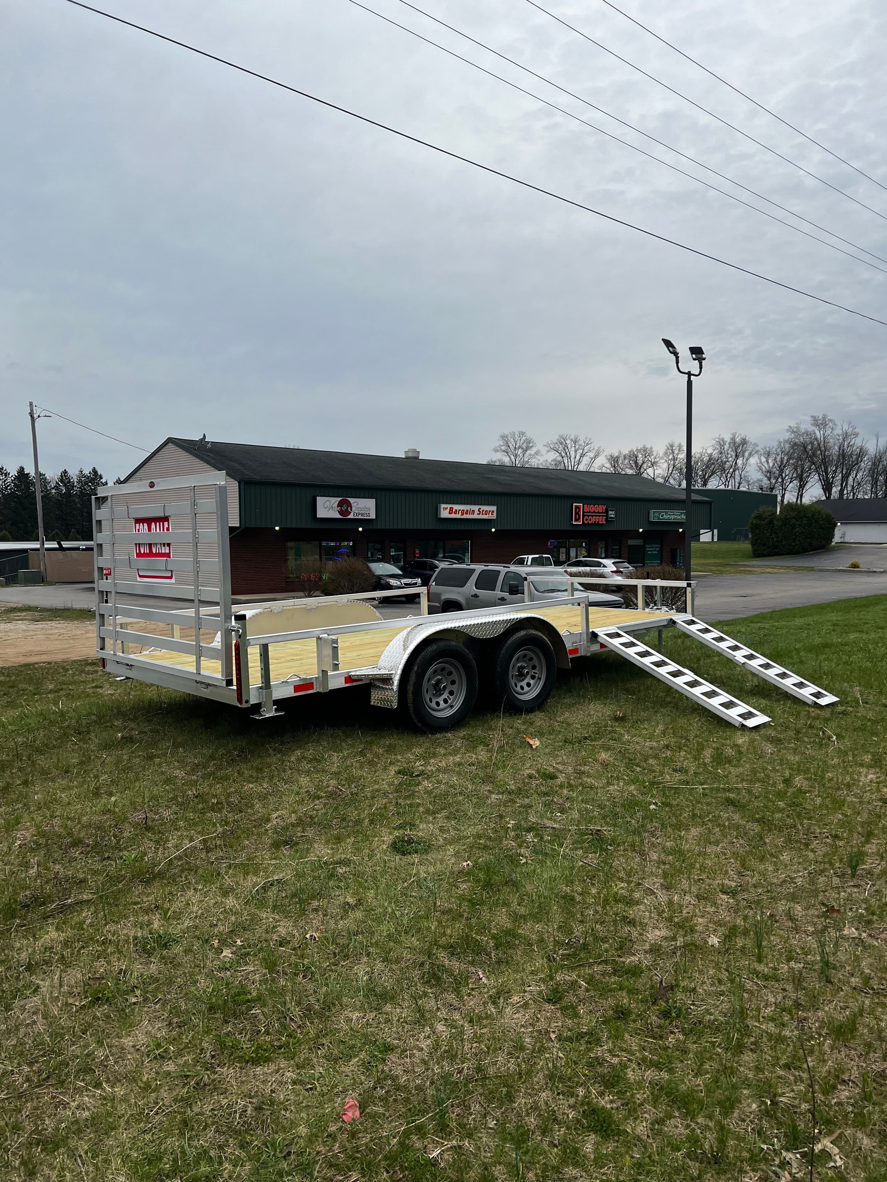 7x16 Aluminum Side-Load Pro Utility Trailer