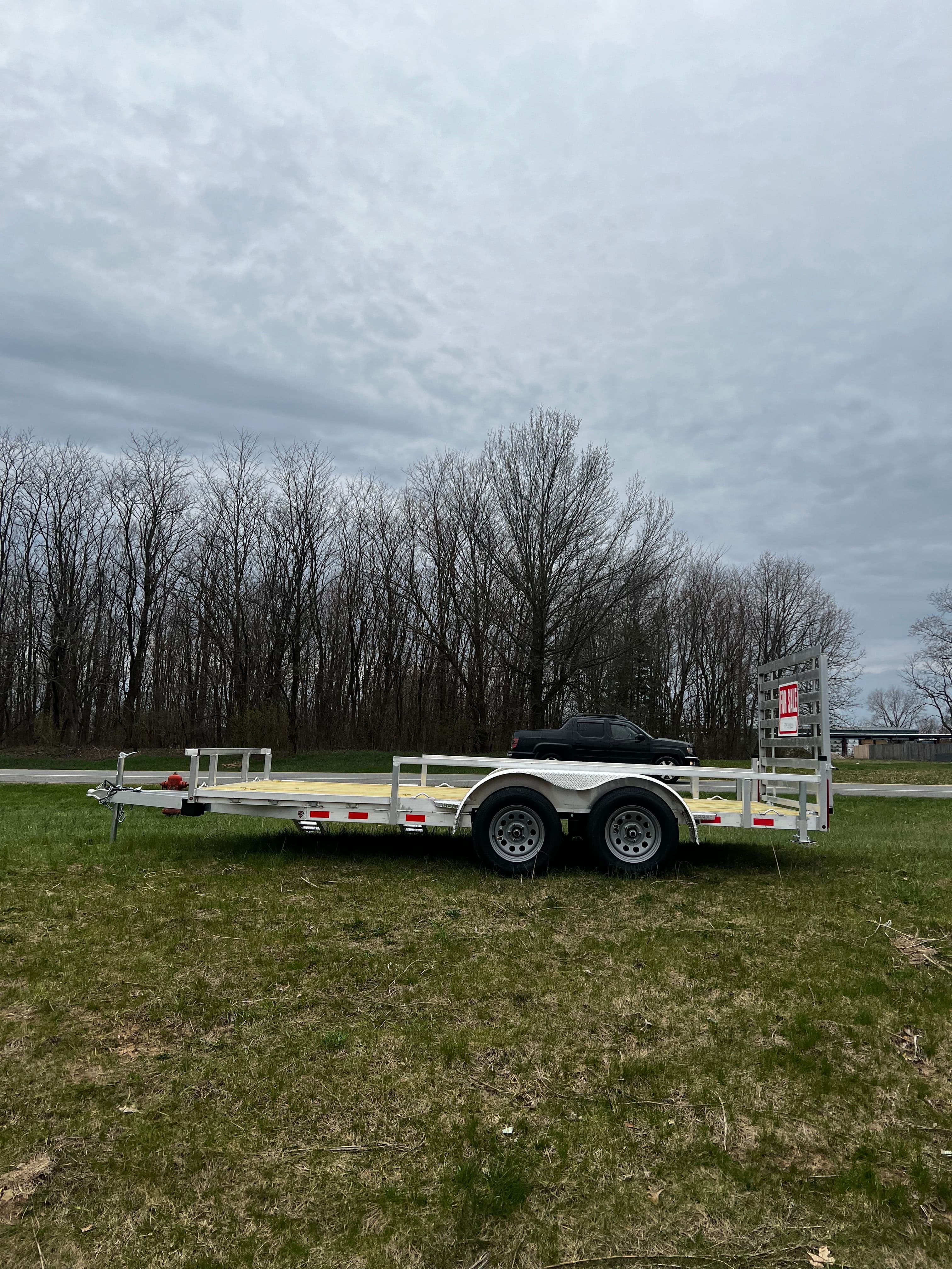 7x16 Aluminum Side-Load Pro Utility Trailer