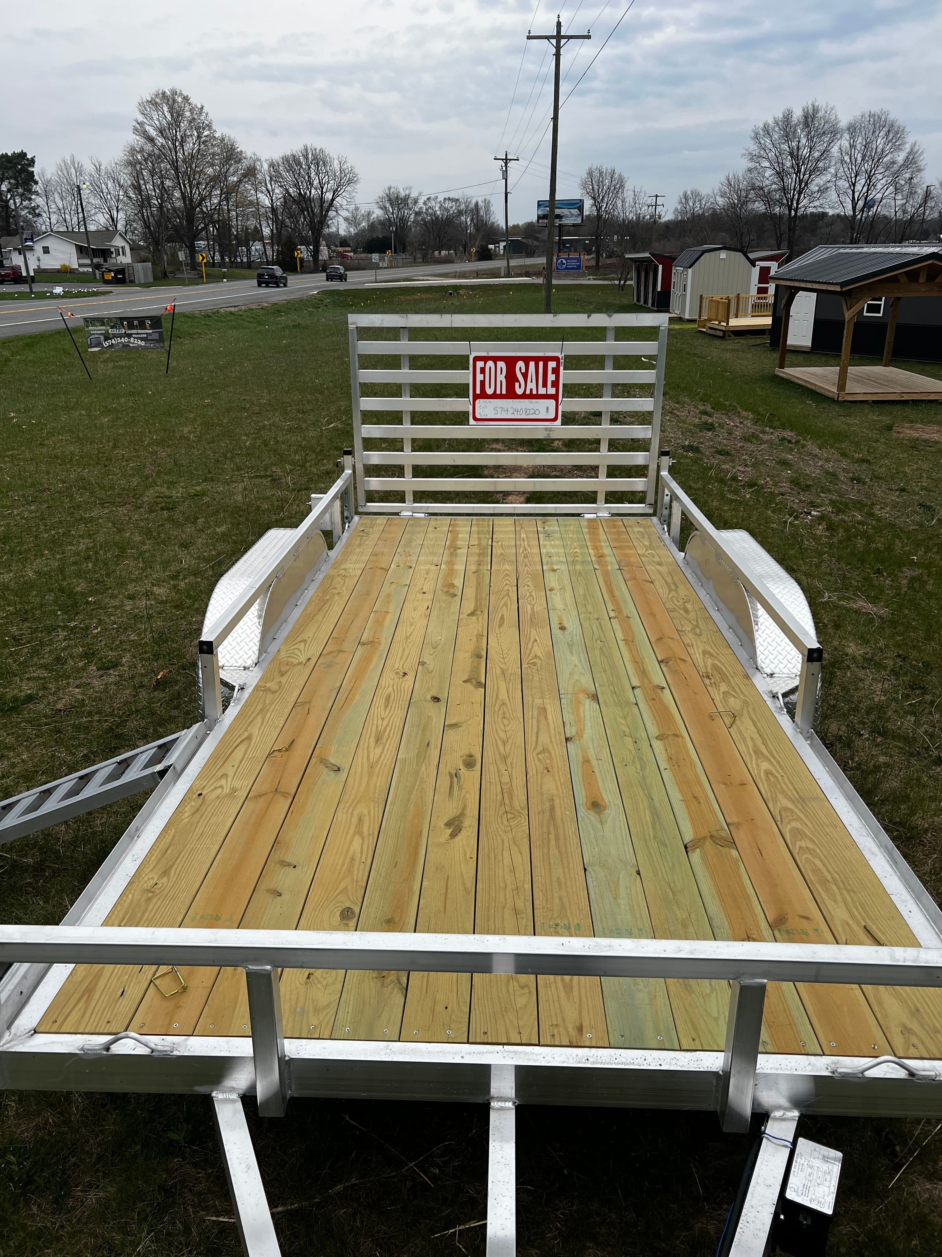 7x16 Aluminum Side-Load Pro Utility Trailer