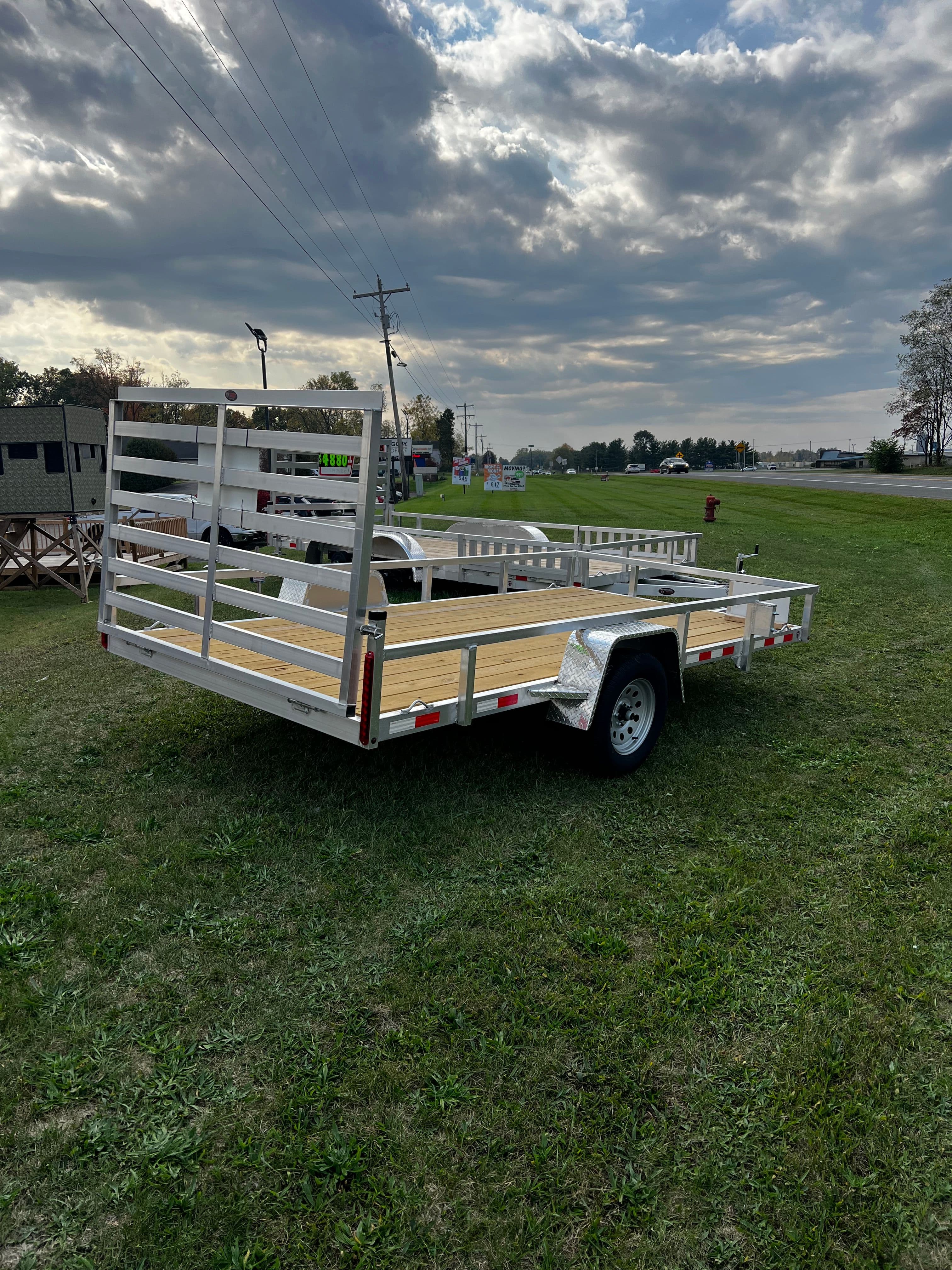 7x14 Aluminum Pro Utility Trailer