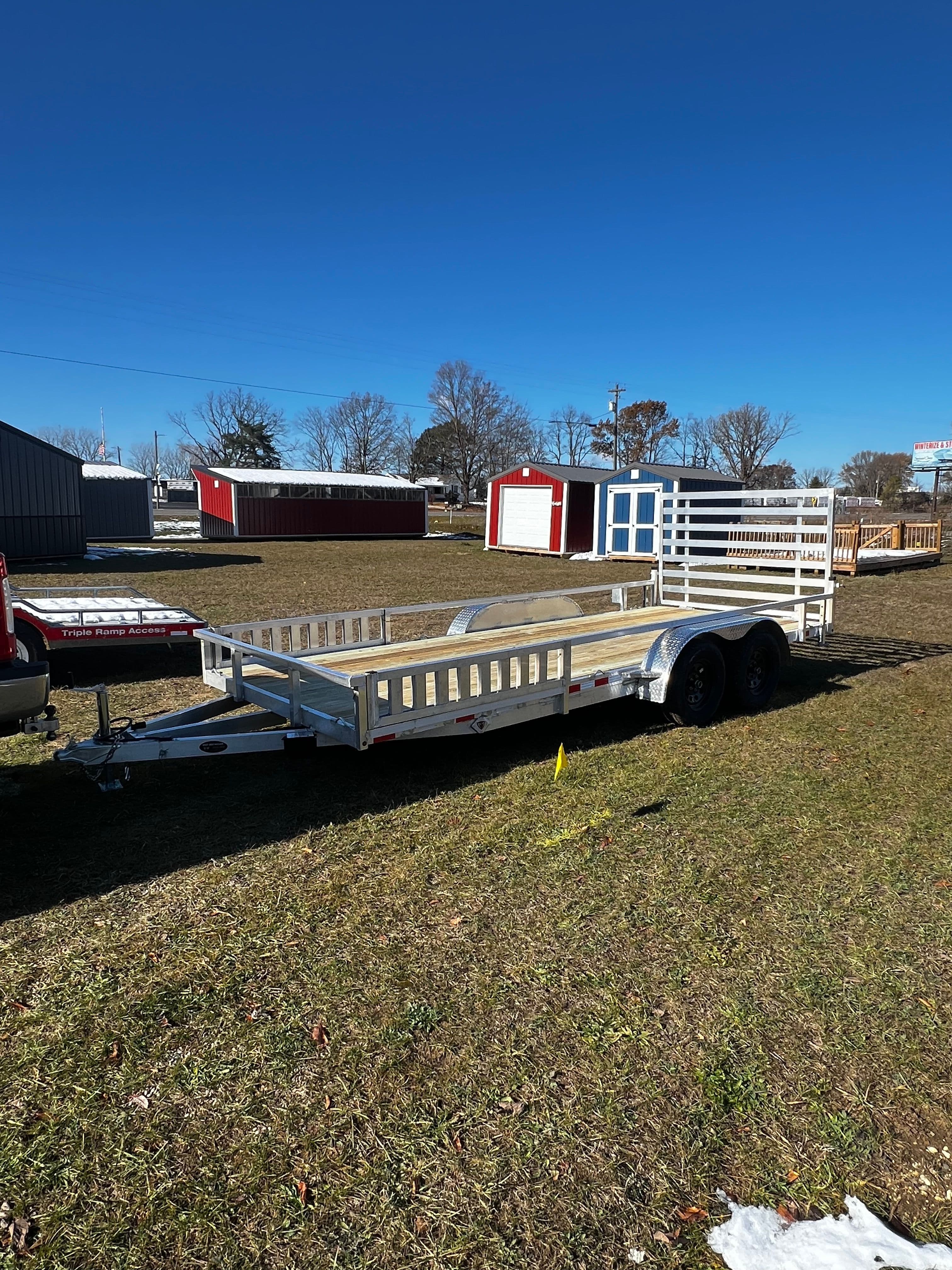 7x18 Aluminum Side-Load Pro Utility Trailer