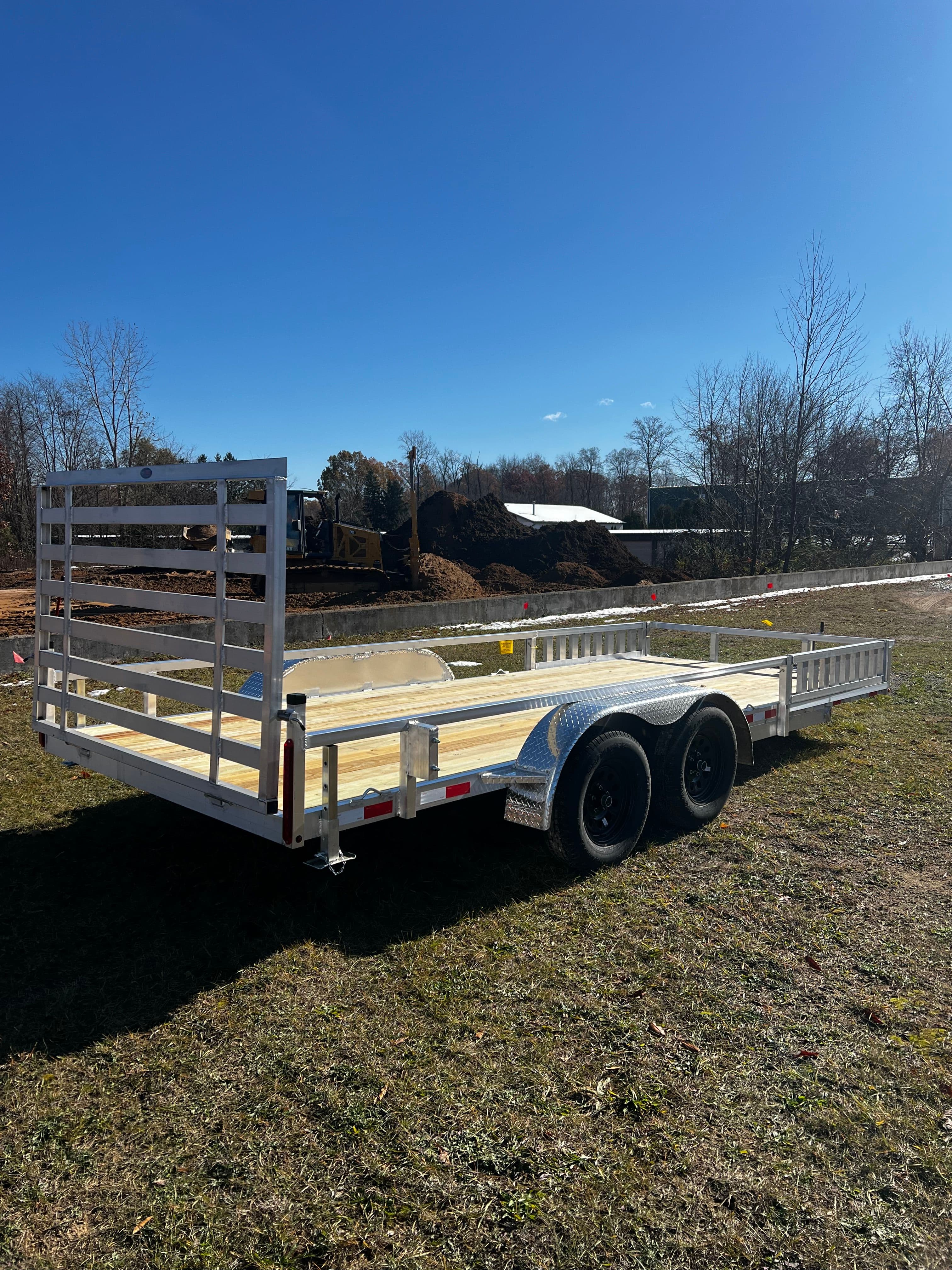 7x18 Aluminum Side-Load Pro Utility Trailer