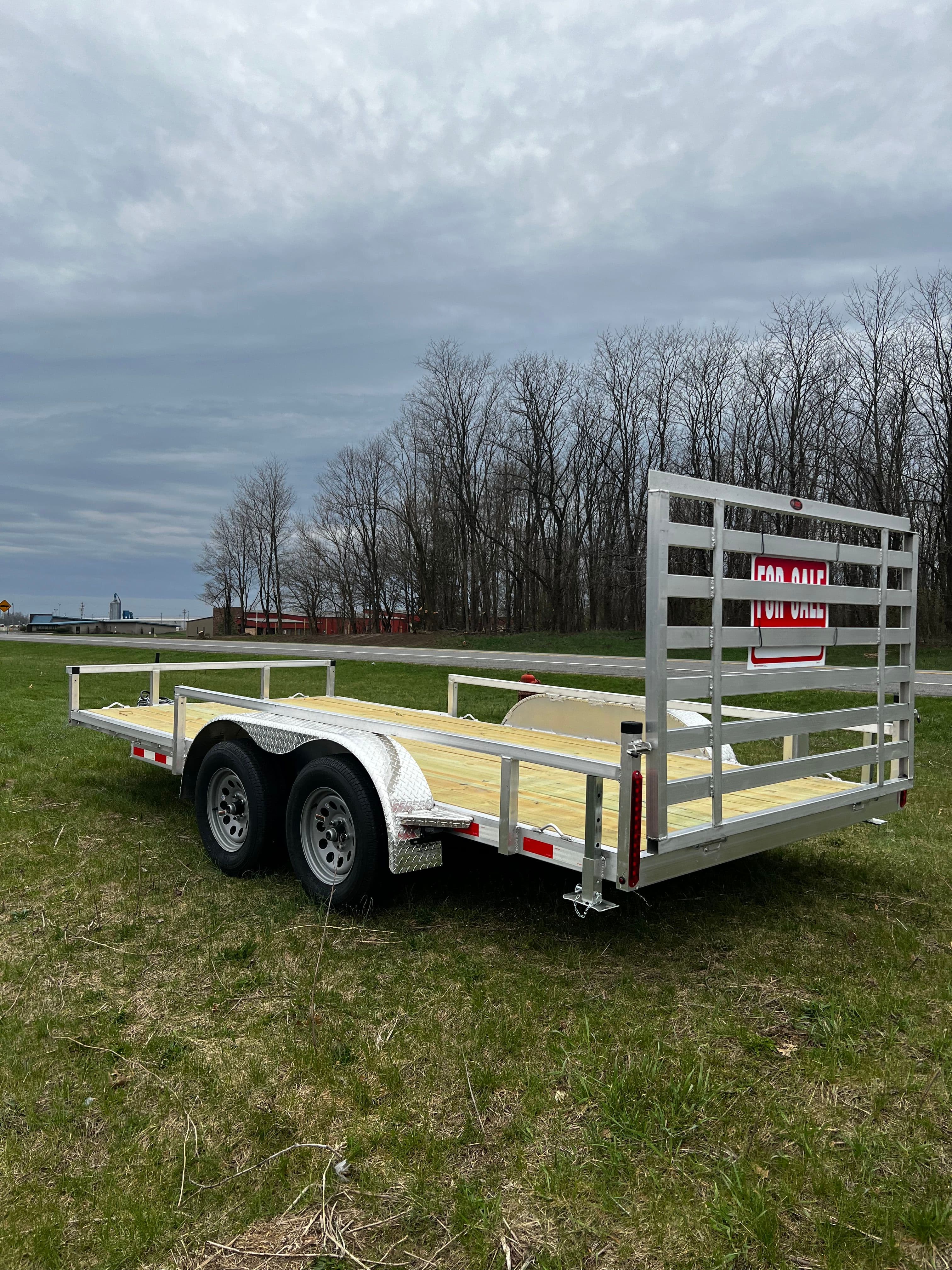 7x16 Aluminum Side-Load Pro Utility Trailer