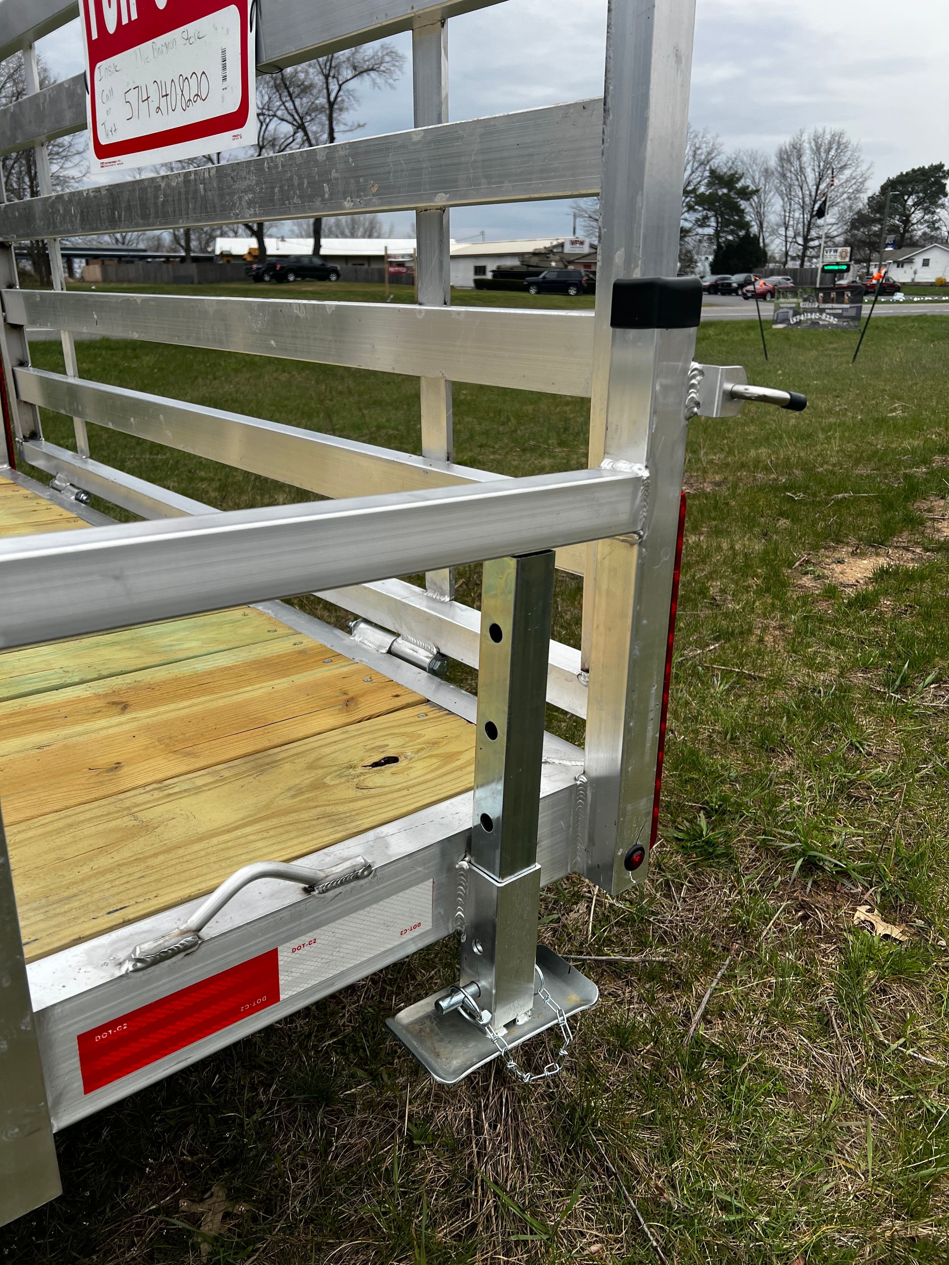 7x16 Aluminum Side-Load Pro Utility Trailer