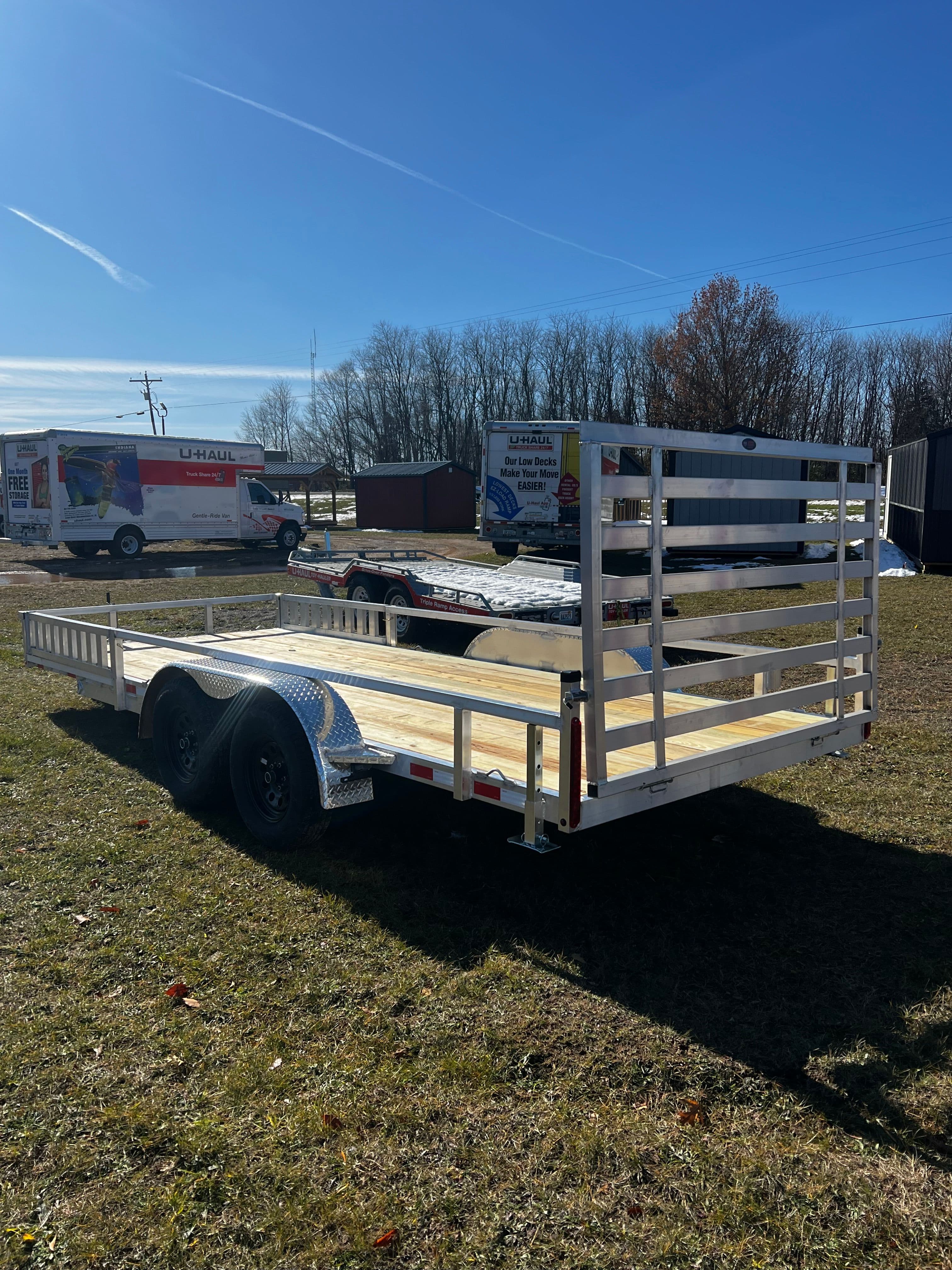 7x18 Aluminum Side-Load Pro Utility Trailer