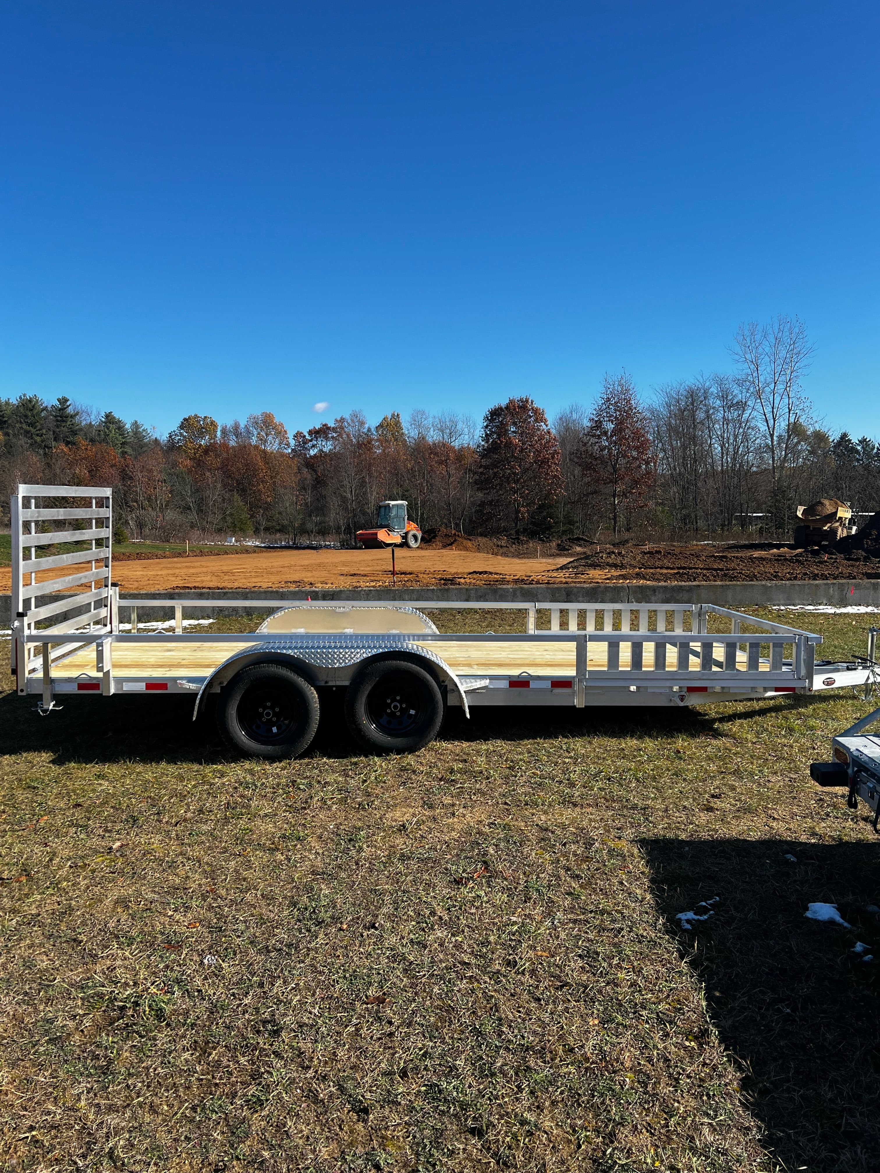 #1 - 7x18 Aluminum Side-Load Pro Utility Trailer