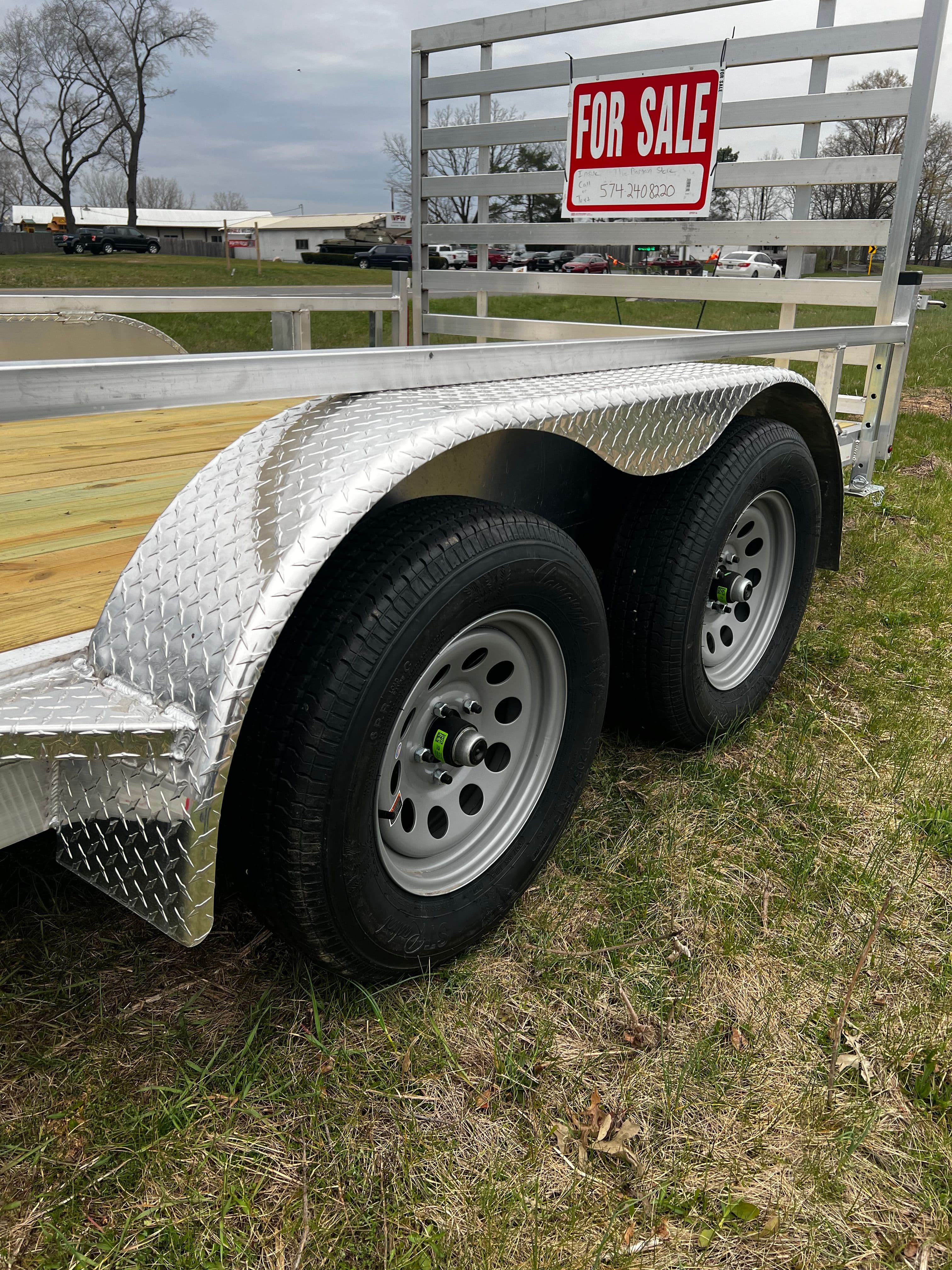 7x16 Aluminum Side-Load Pro Utility Trailer