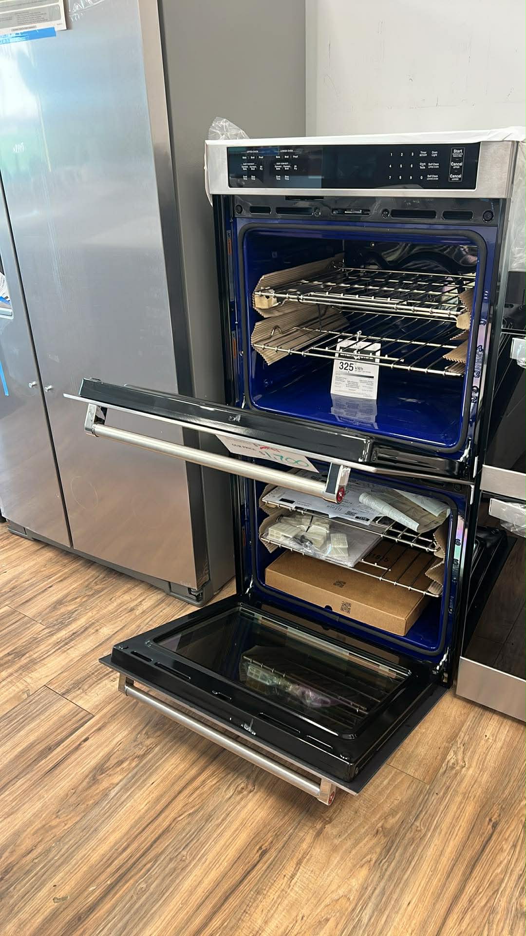 27" Built-In Electric Convection Double Wall Oven with Air Fry Mode - Stainless Steel