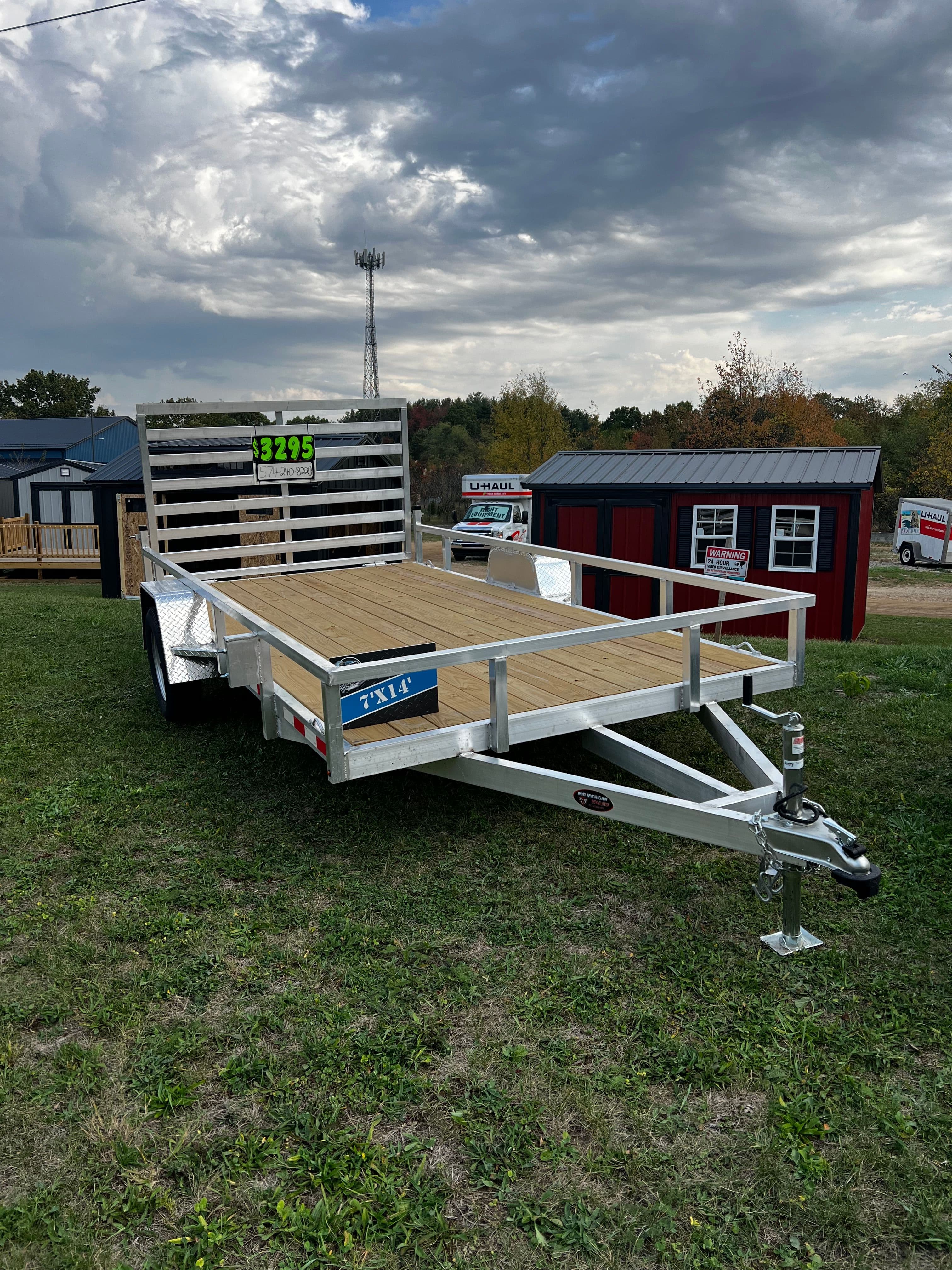 7x14 Aluminum Pro Utility Trailer