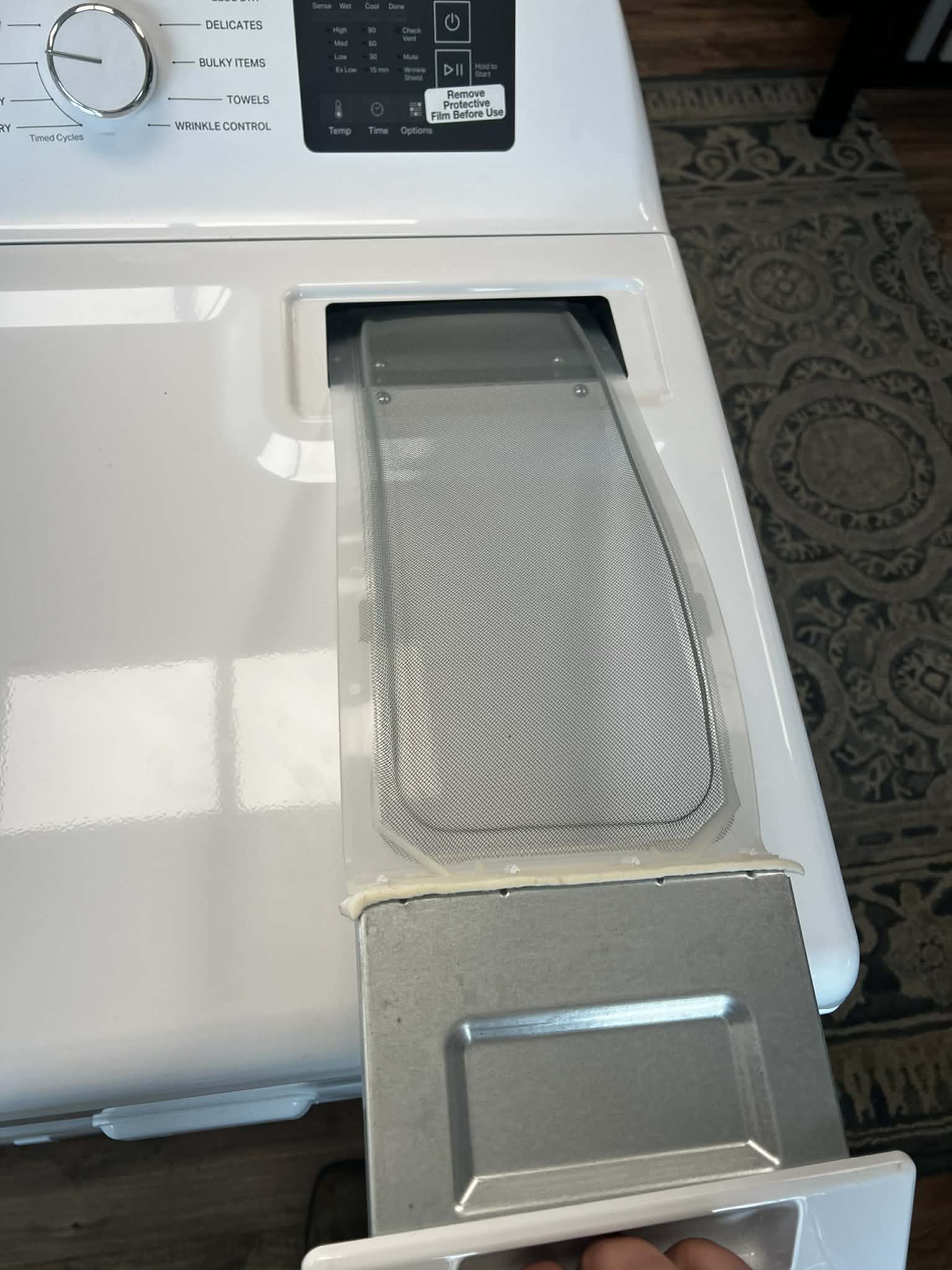 4.3 cu. ft. Top Load Washer in White with 2-in-1 Removable Agitator and Soft Close Glass Lid + 7.0 cu ft Gas Dryer