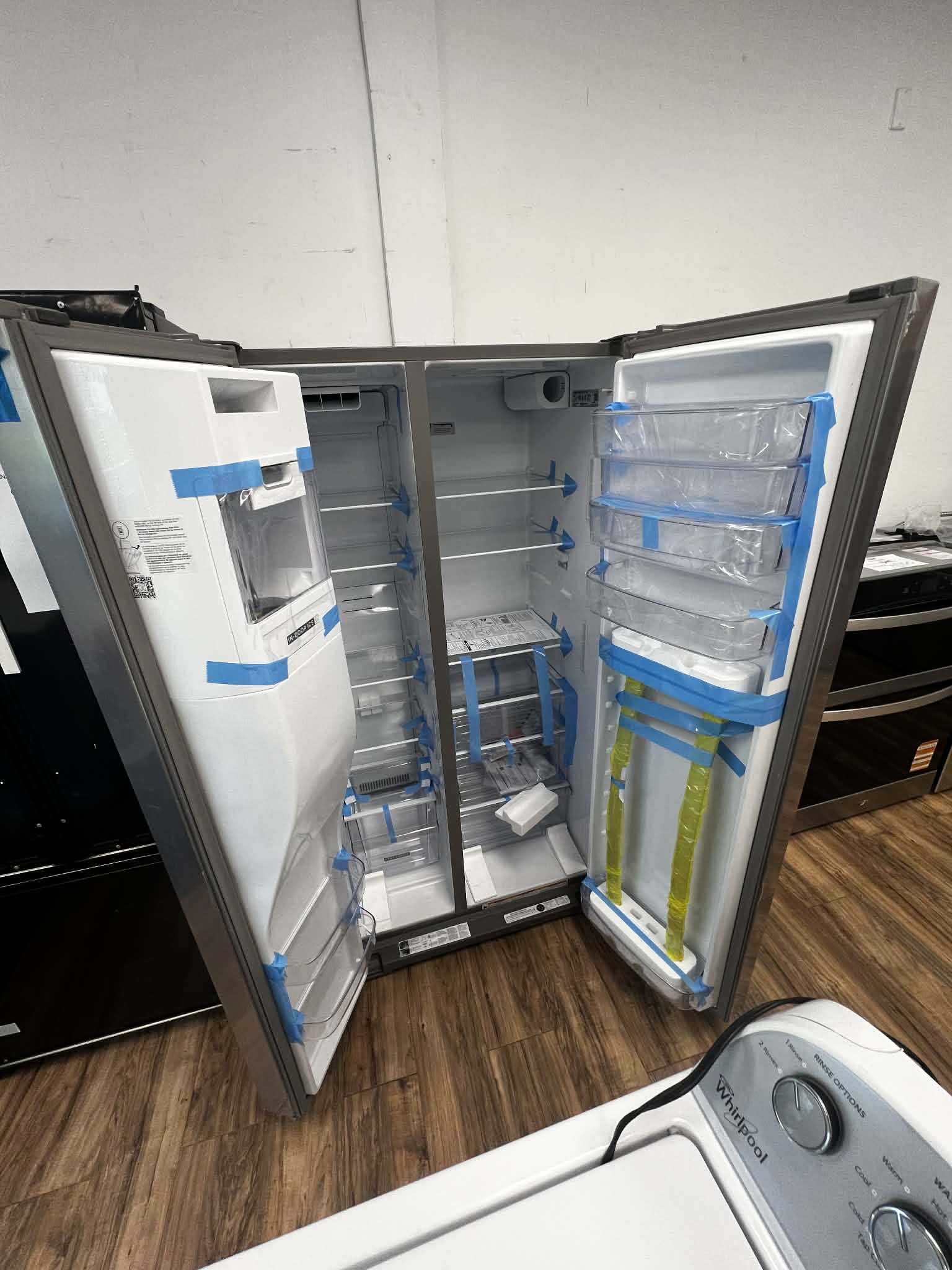 36 in. 20.85 cu ft. Counter Depth Side-by-Side Refrigerator in Fingerprint Resistant Stainless Finish w/ TruCool System